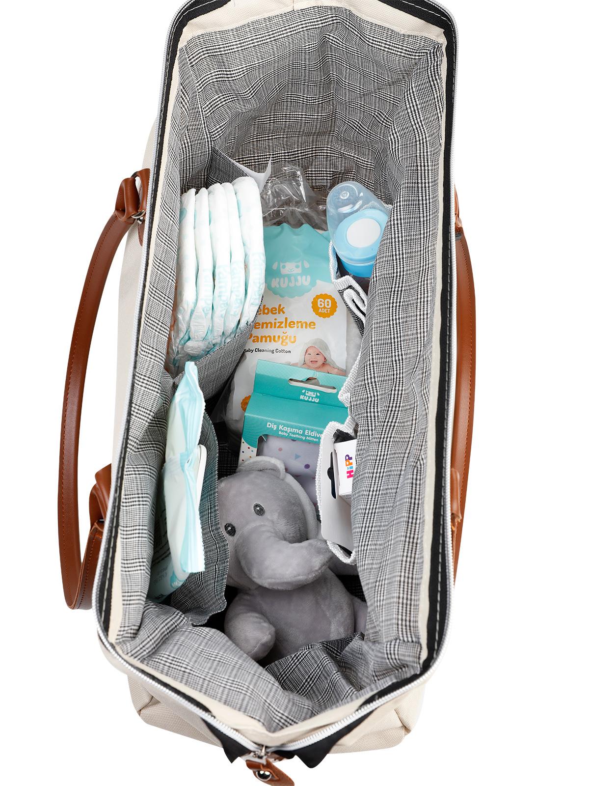 Stylo Çanta Mommy Bag Anne Bebek Bakım Çantası - Bej