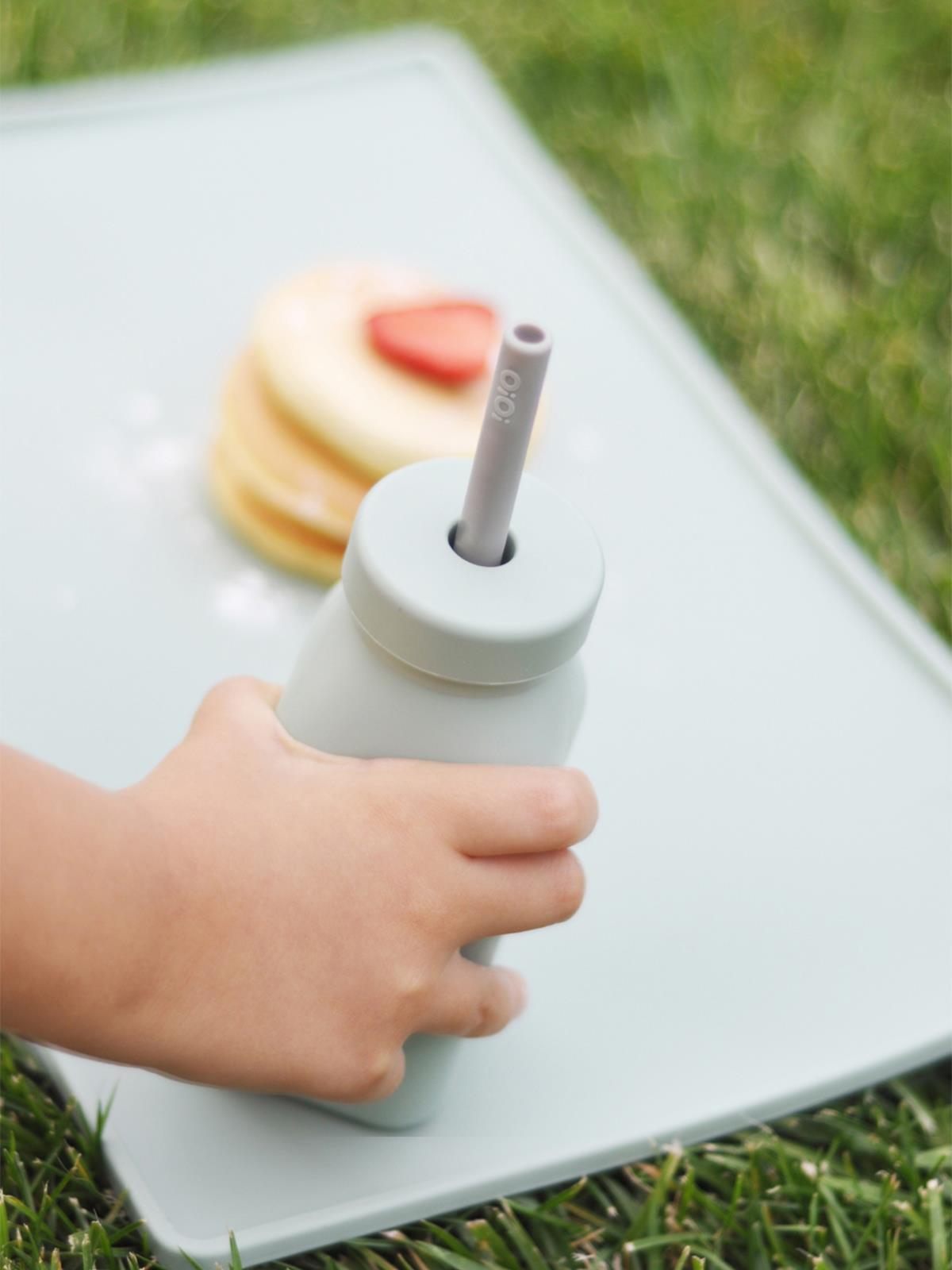 Minik-O Oioi Şişe+ Pipet 6 Ay - Mavi