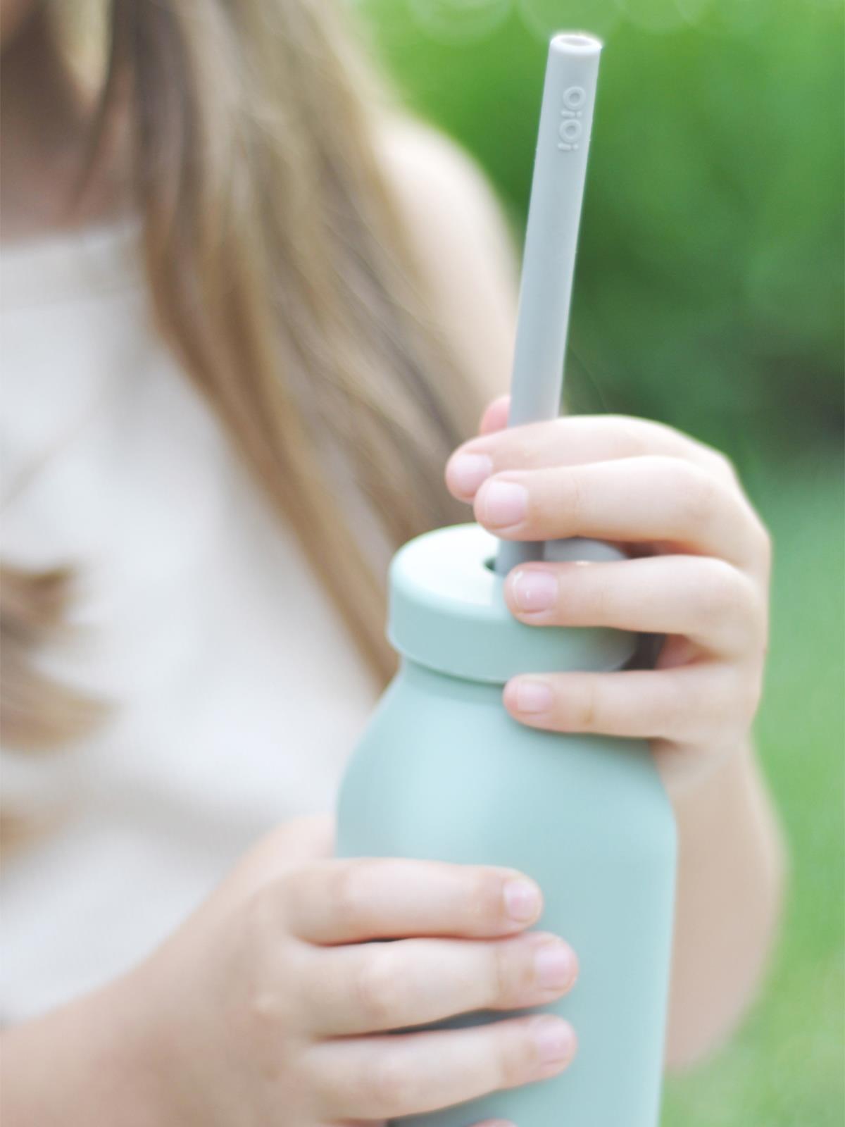 Minik-O Oioi Şişe+ Pipet 6 Ay - Mavi