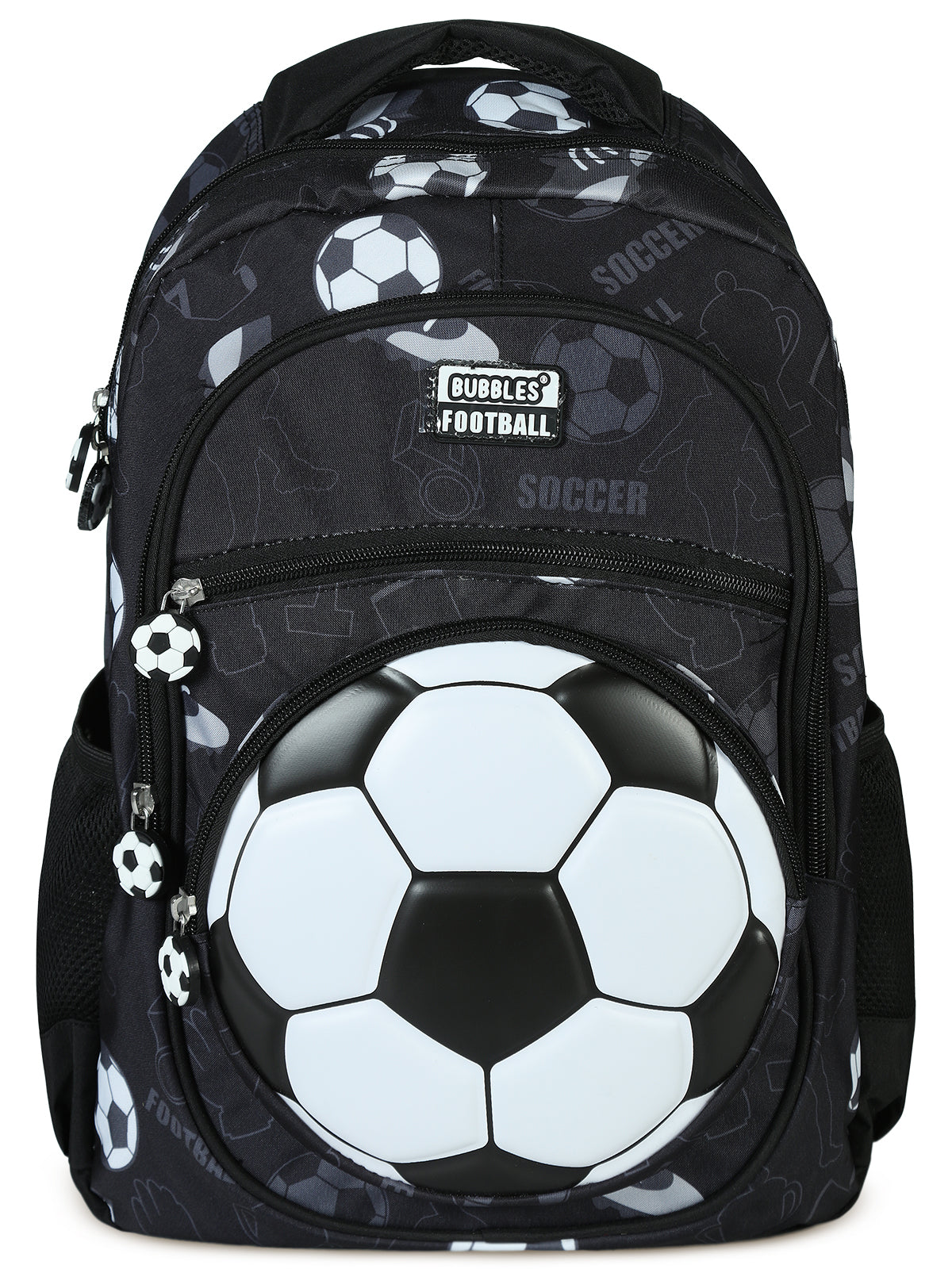 Startech Spor Muggle Mu-7335 Football Teams Sıyah Beyaz Okul Çantası