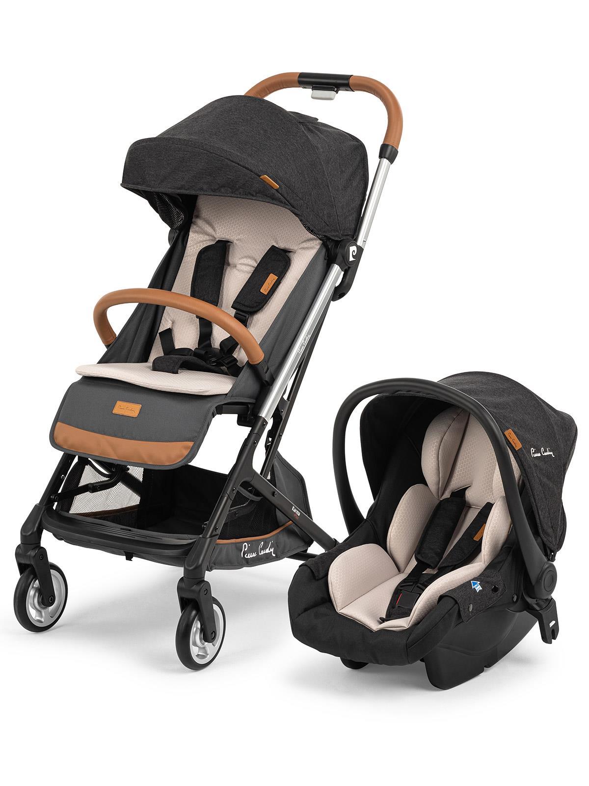 Pierre Cardin Karma Plus Travel Sistem Bebek Arabası - Siyah
