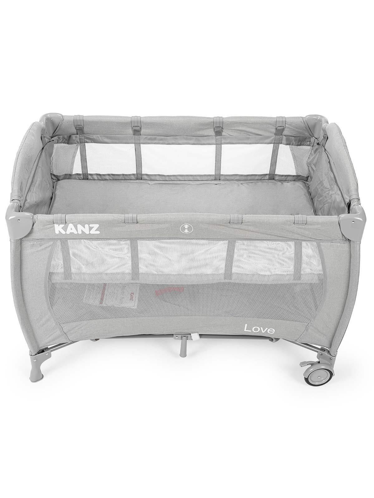 Kanz Love Lüx Arakatlı 70x110 cm Oyun Park - Gri
