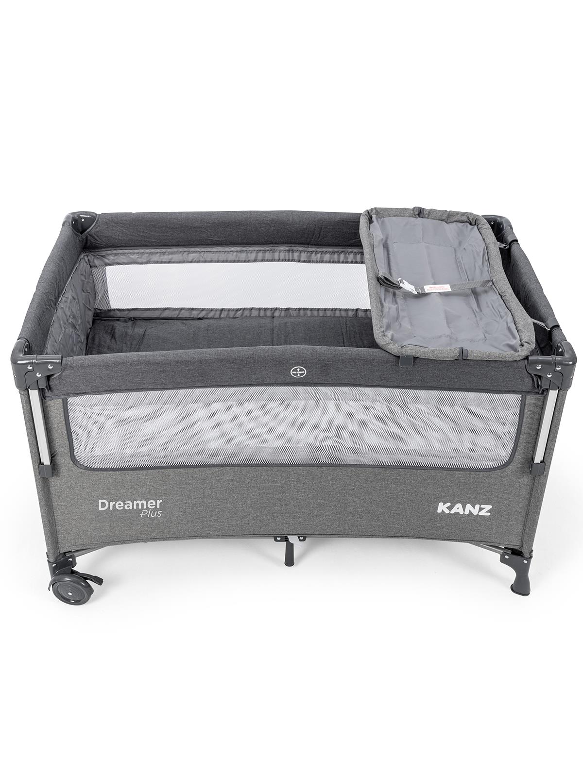 Kanz Dreamer Plus Anne Yanı Oyun Parkı 70x120 Cm - Gri
