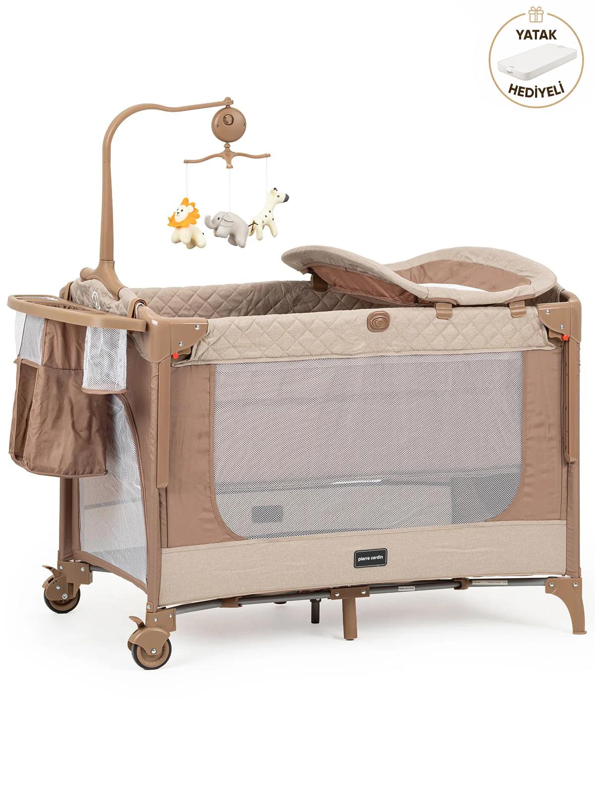 Pierre Cardin Luna 60x100 Oyun Parkı (Yatak Hediyeli) - Kahverengi