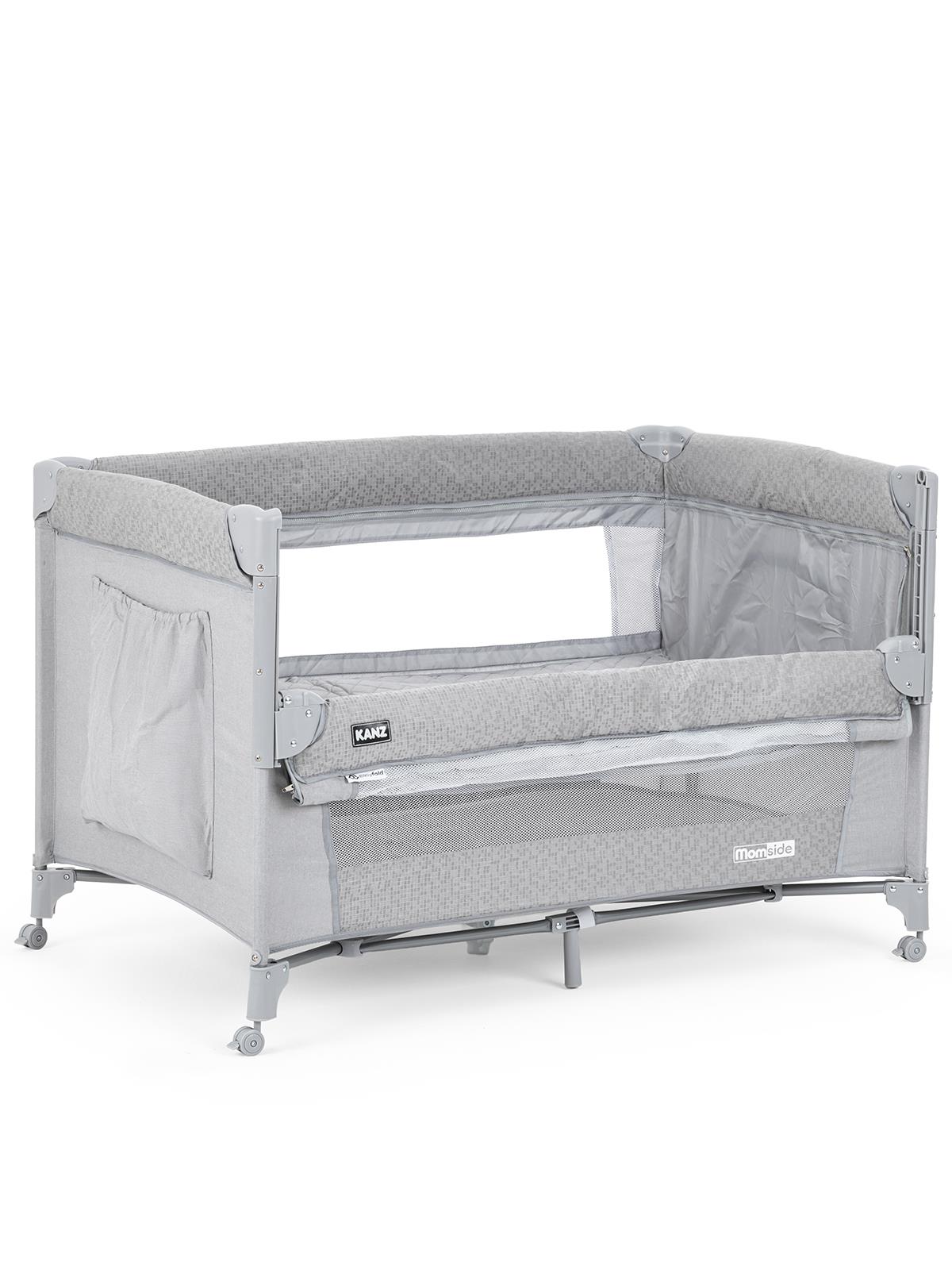 Kanz Momside Anne Yanı Oyun Parkı 70*110 Cm - Gri