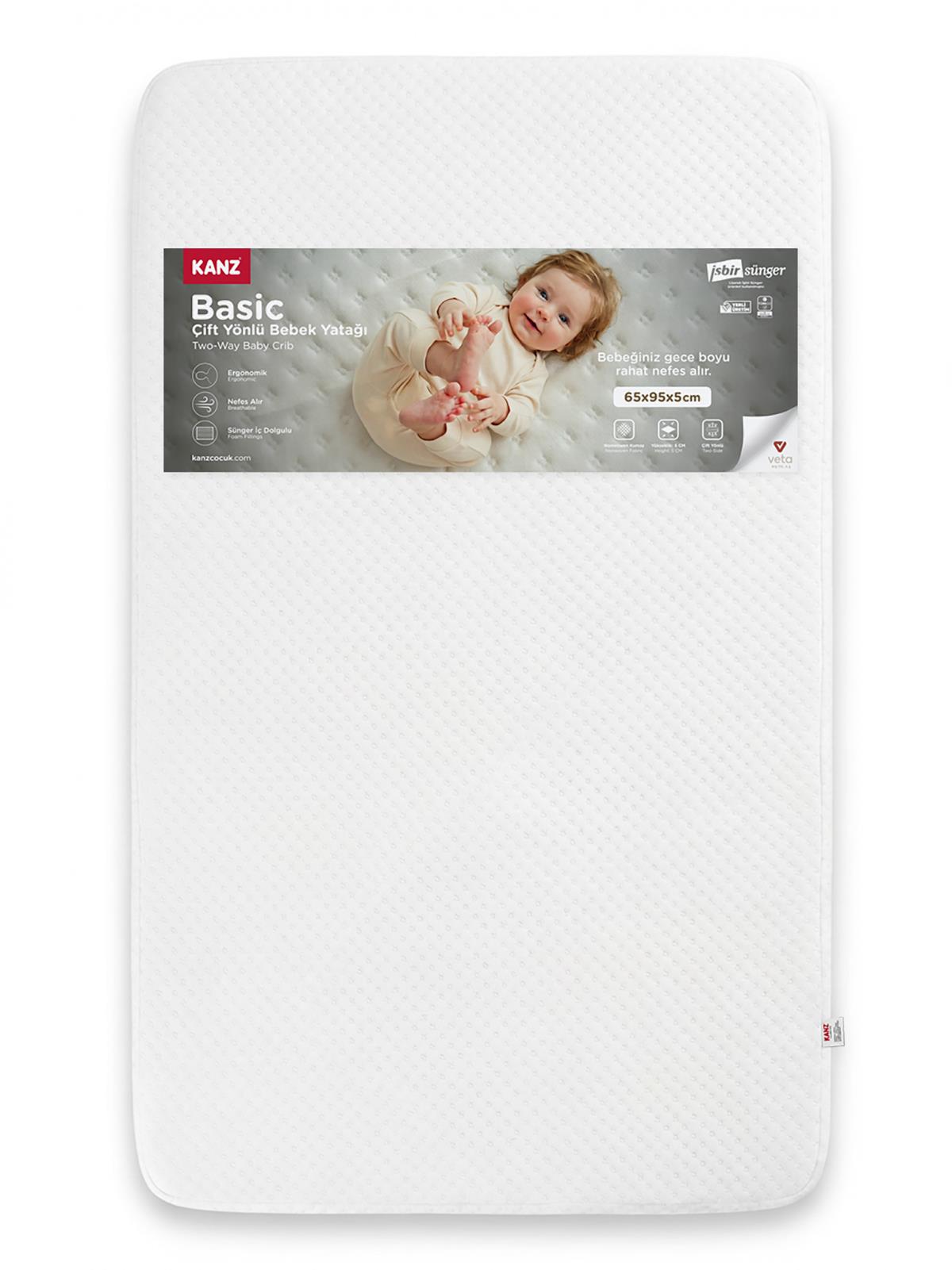 Kanz Basic 65x95 Oyun Parkı Yatağı 5Cm