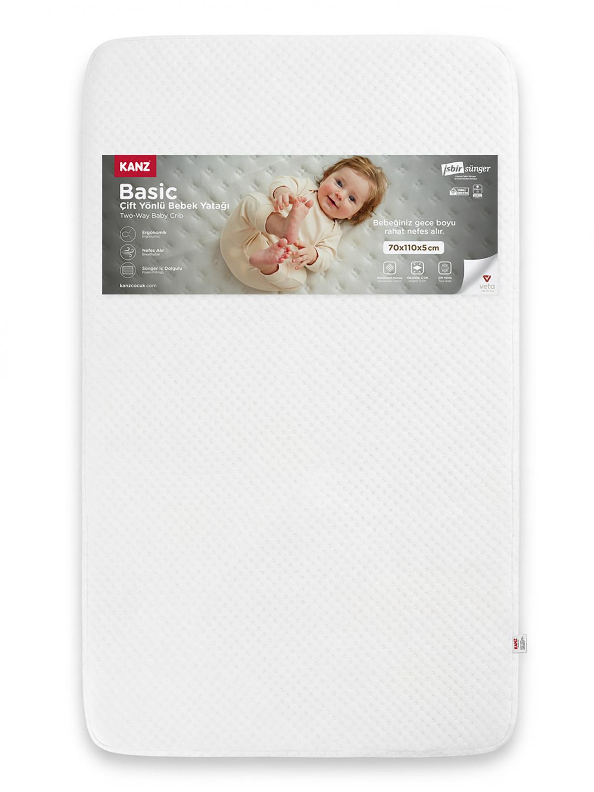 Kanz Basic 70x110 Oyun Parkı Yatağı 5 Cm