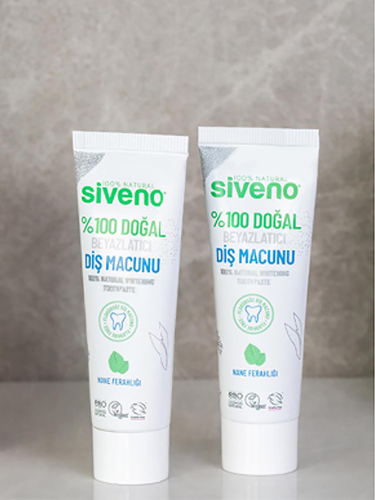 Siveno %100 Doğal Beyazlatıcı Diş Macunu