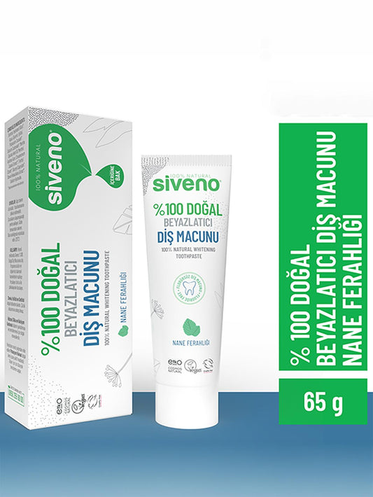 Siveno %100 Doğal Beyazlatıcı Diş Macunu