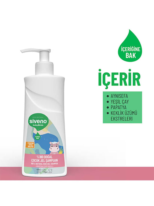 Siveno %100 Doğal Çocuk Jel Şampuan 325 ml