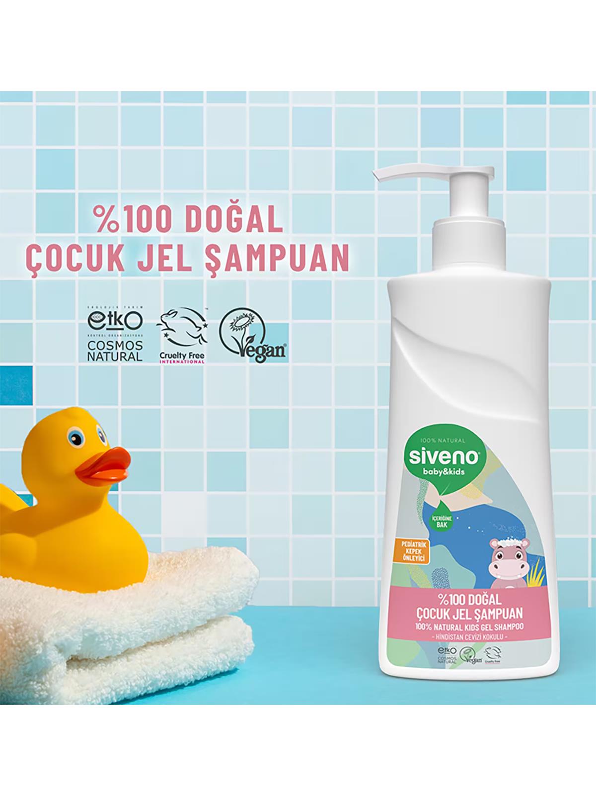 Siveno %100 Doğal Çocuk Jel Şampuan 325 ml