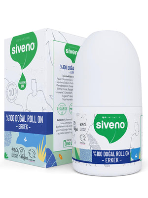 Siveno %100 Doğal Roll-On – Erkekler İçin 50 ml
