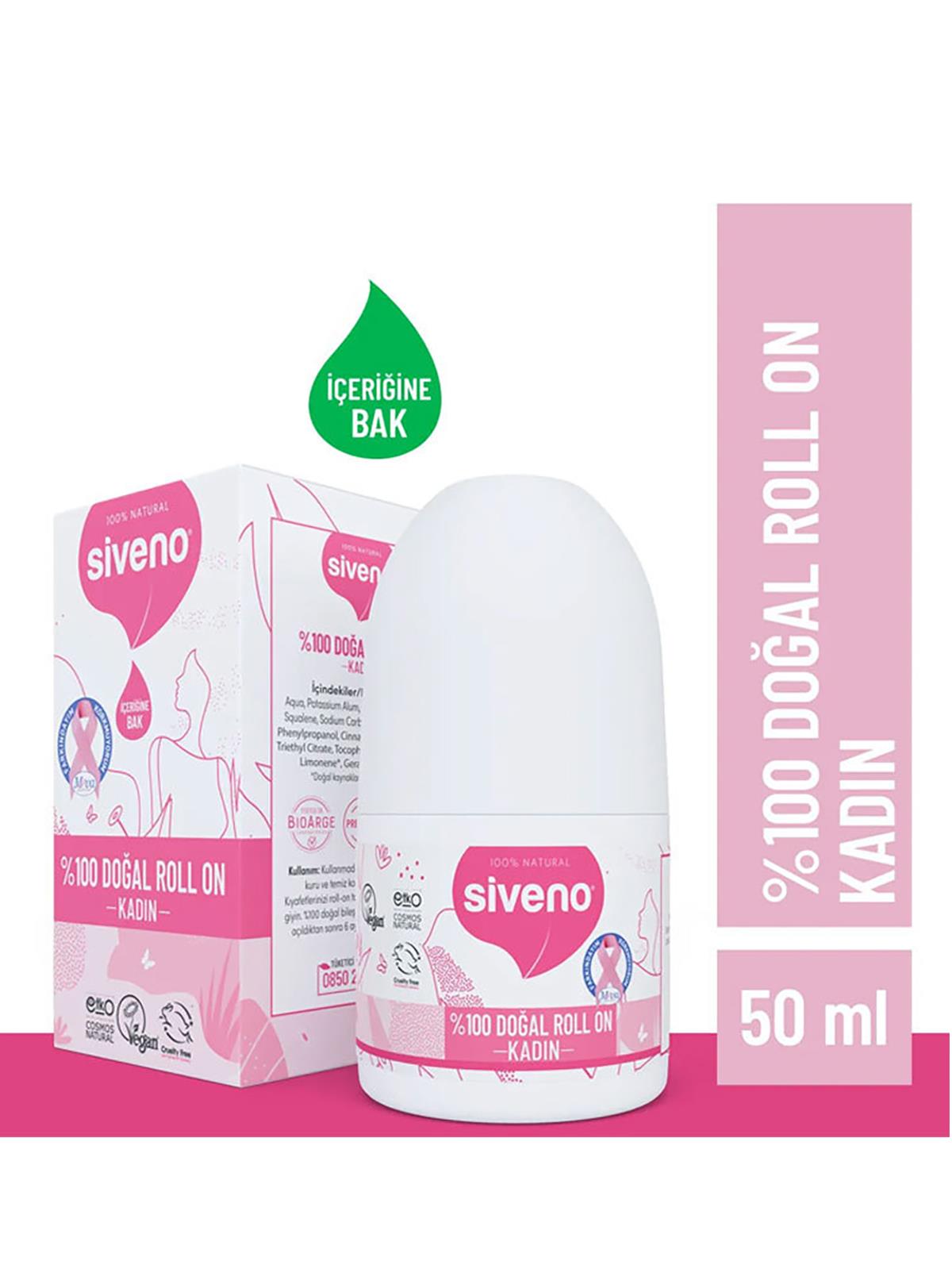 Siveno Doğal Roll-On Kadınlar İçin 50 ml