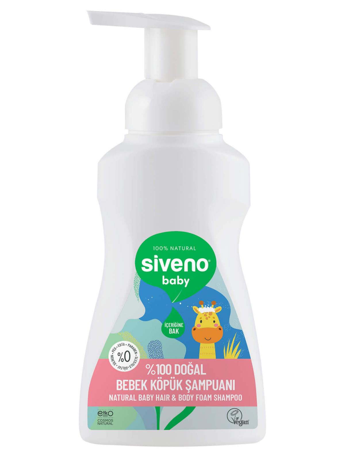 Siveno Doğal Bebek Köpük Şampuanı 250 ml - Standart