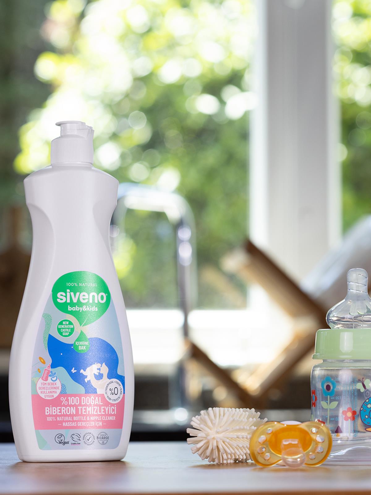 Siveno Baby Doğal Emzik Ve Biberon Temizleyici 500 ml
