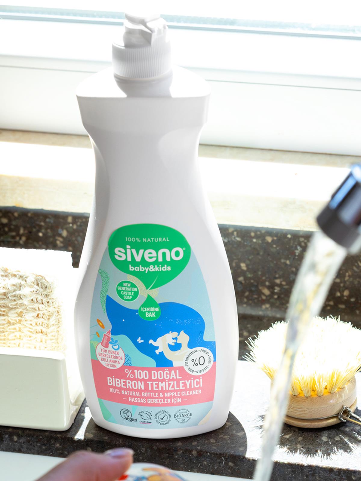 Siveno Baby Doğal Emzik Ve Biberon Temizleyici 500 ml
