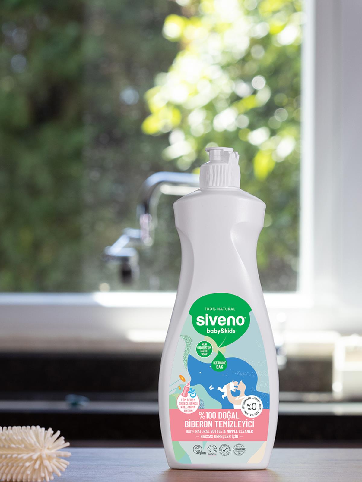Siveno Baby Doğal Emzik Ve Biberon Temizleyici 500 ml