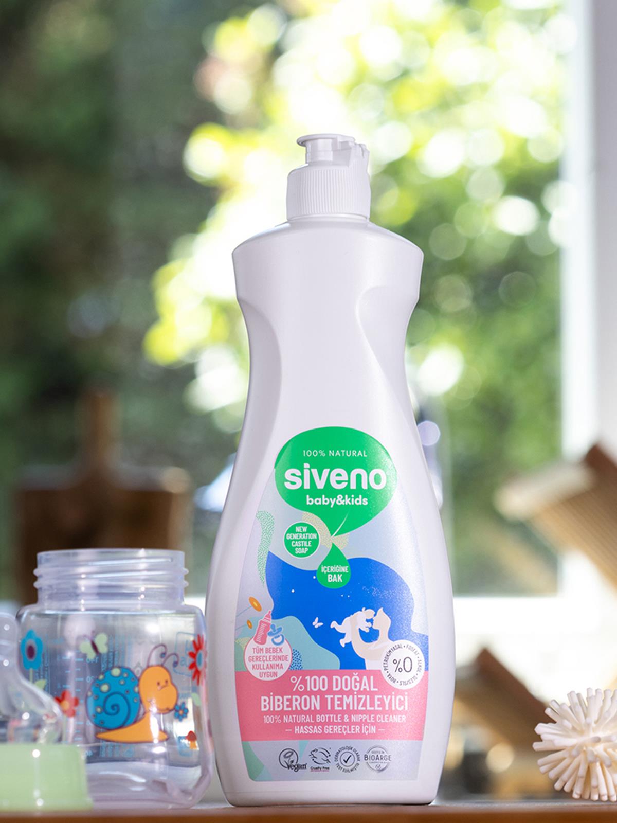 Siveno Baby Doğal Emzik Ve Biberon Temizleyici 500 ml