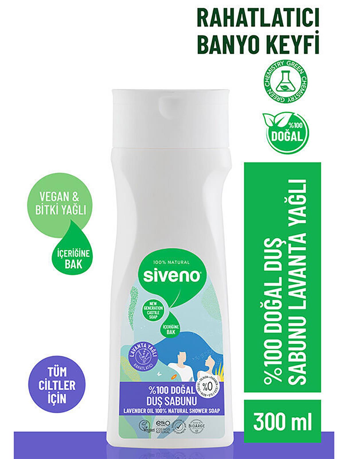 Siveno %100 Doğal Lavanta Yağlı Duş Sabunu