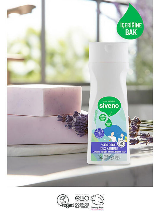 Siveno %100 Doğal Lavanta Yağlı Duş Sabunu