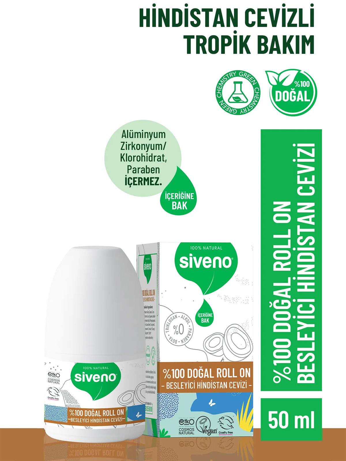 Siveno Doğal Roll on – Besleyici Hindistan Cevizi 50ml