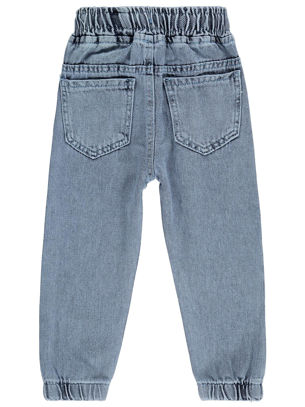 Civil Kız Çocuk Jogger Pantolon | Kot | Okul Kreş ve Günlük Kullanım - Mavi