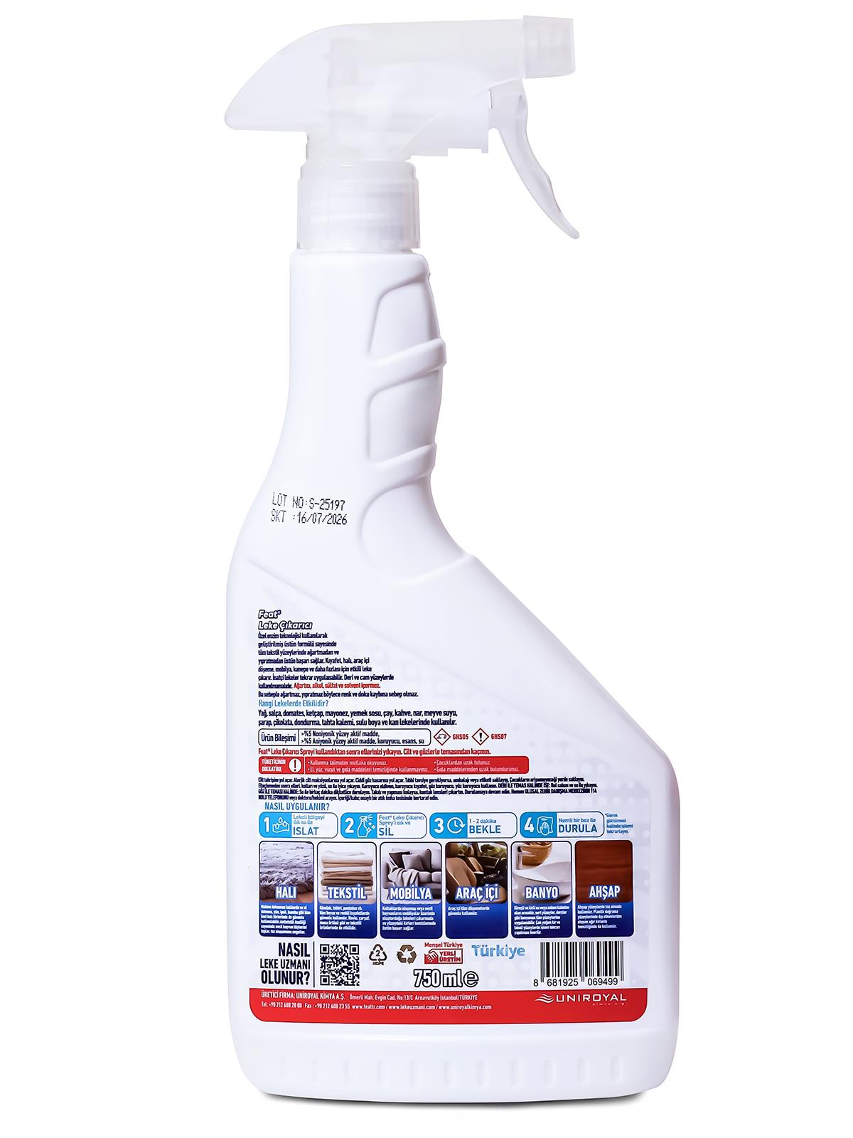 Feat Leke Çıkarıcı Sprey 750 ml