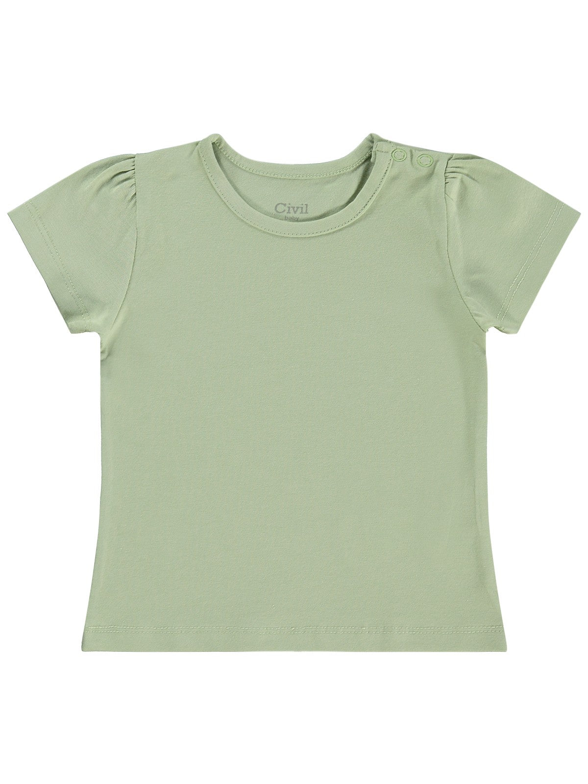 Civil Baby Kız Bebek Tişört 6-18 Ay - Yeşil