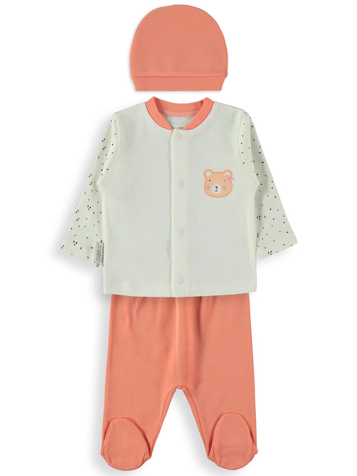 Bebbek Love Baby  Zıbın Setleri - Turuncu