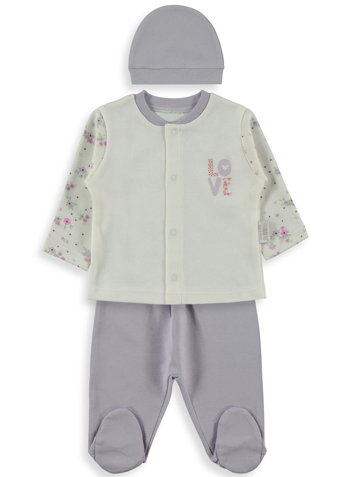 Bebbek Love Baby  Zıbın Setleri - Lila