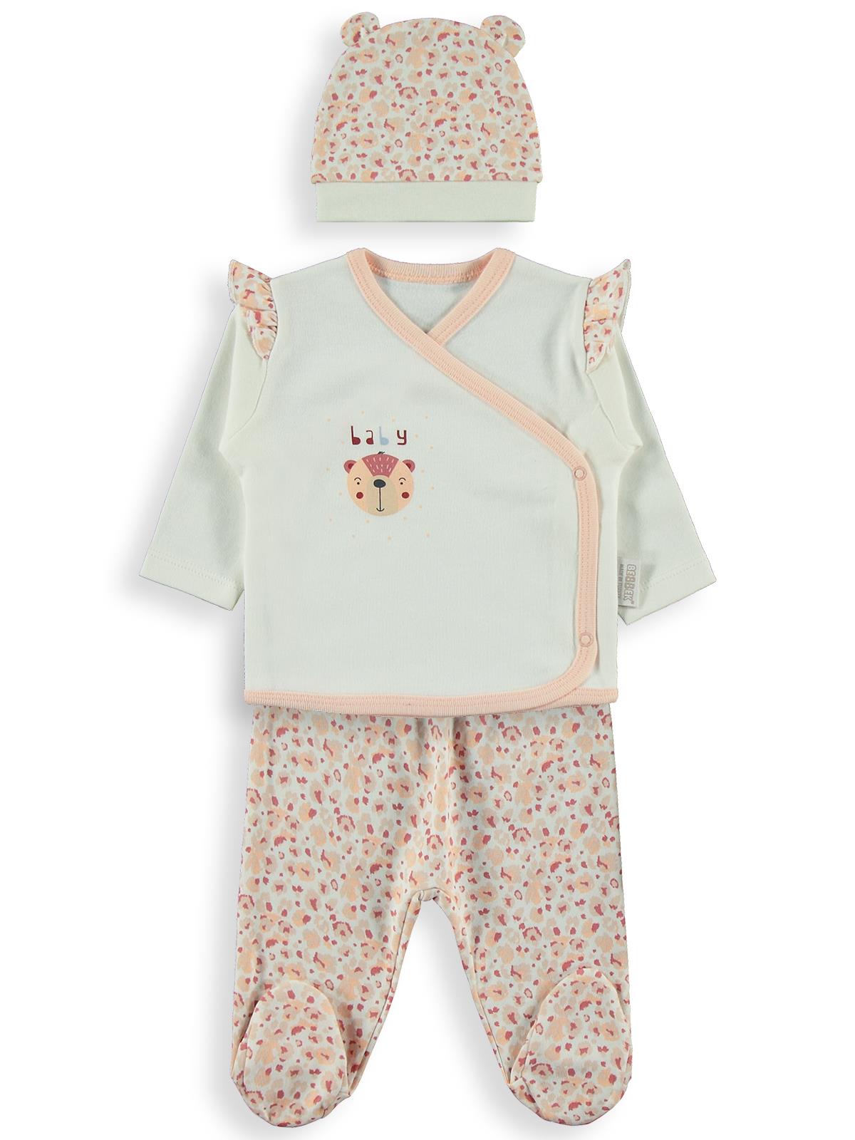 Bebbek Baby Bear  Zıbın Setleri - Ekru