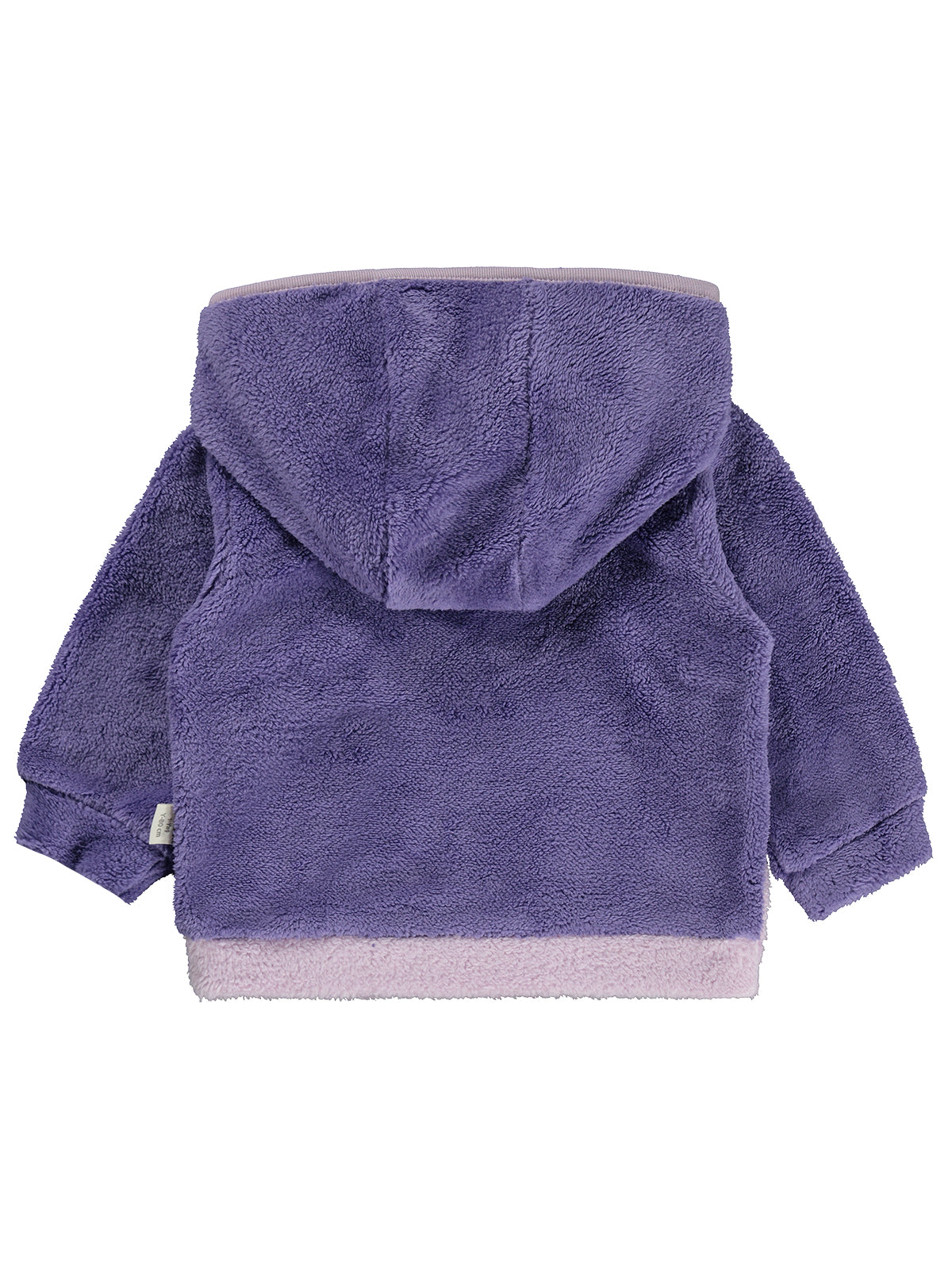 Bebbek Kapşonlu Fermuarlı 2-5 Yaş Sweatshirt - Lila