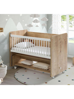 Babywhen Sallanan ve Tekerlekli Başucu Beşiği 60x120 cm