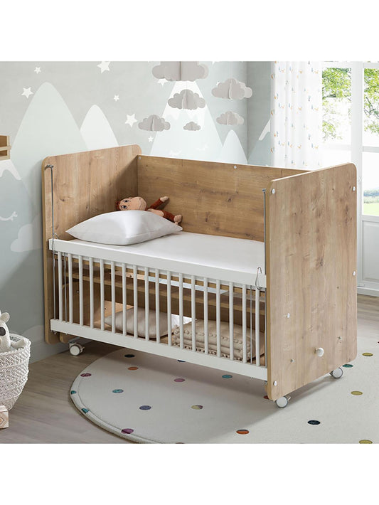 Babywhen Sallanan ve Tekerlekli Başucu Beşiği 60x120 cm