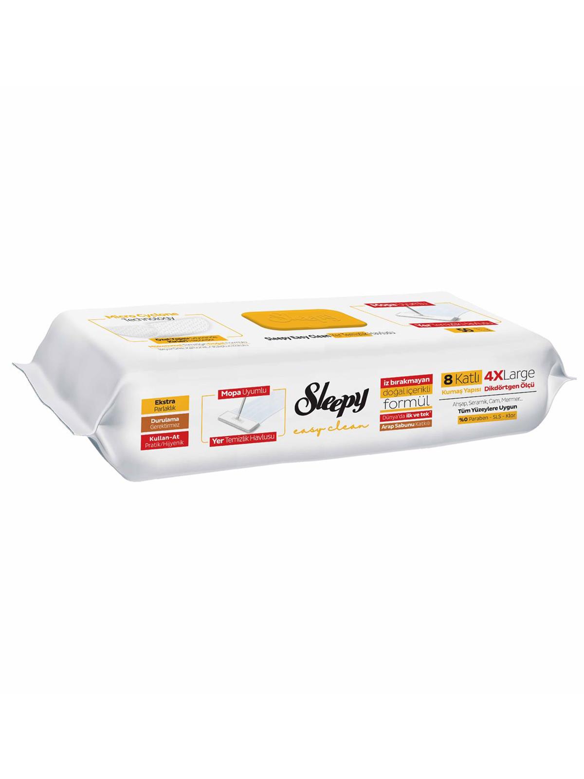 Sleepy Yer Temizlik Havlu Mop Arap Sabunu 50'li