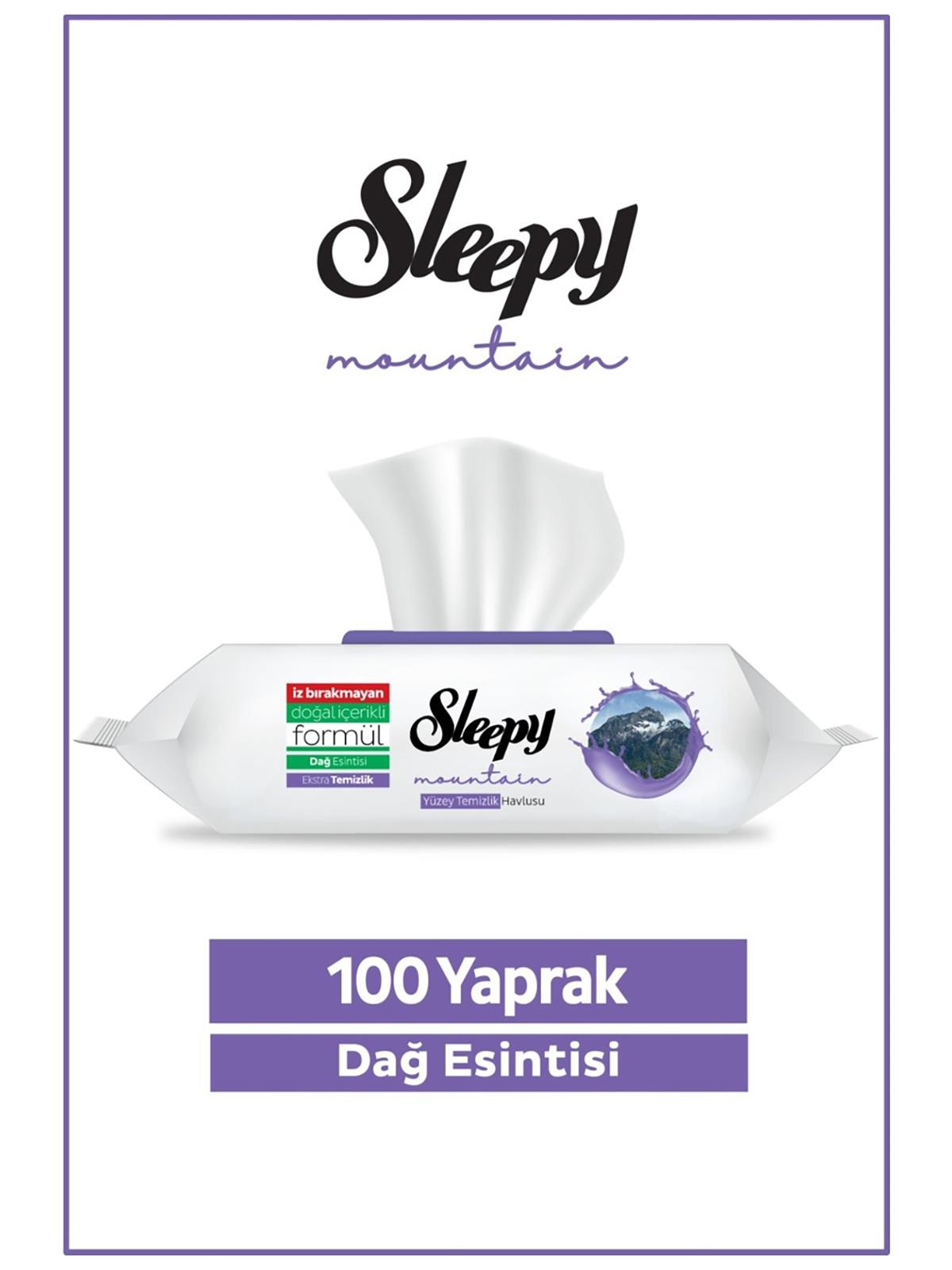 Sleepy Yüzey Temizleme Dağ Esintisi 100 'Lü - Standart