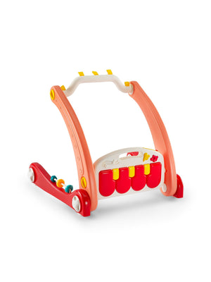 Baby2Go 2'si 1 Arada Piyanolu Oyun Halısı ve Yürüteç - Kırmızı