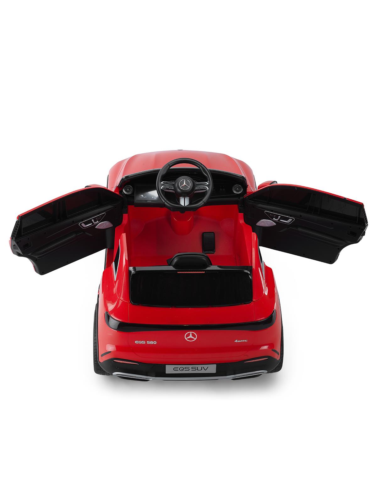 Baby2Go Mercedes EQS Suv 12V Lisanslı Akülü Araba - Kırmızı