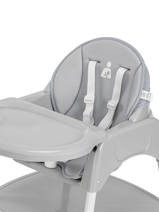 Wellgro Pretty 3in1 Çalışma Masalı Mama Sandalyesi - Gri