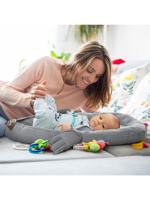 Wellgro Melek Kanatlı Oyuncak Barlı Anne Yanı Babynest - Gri