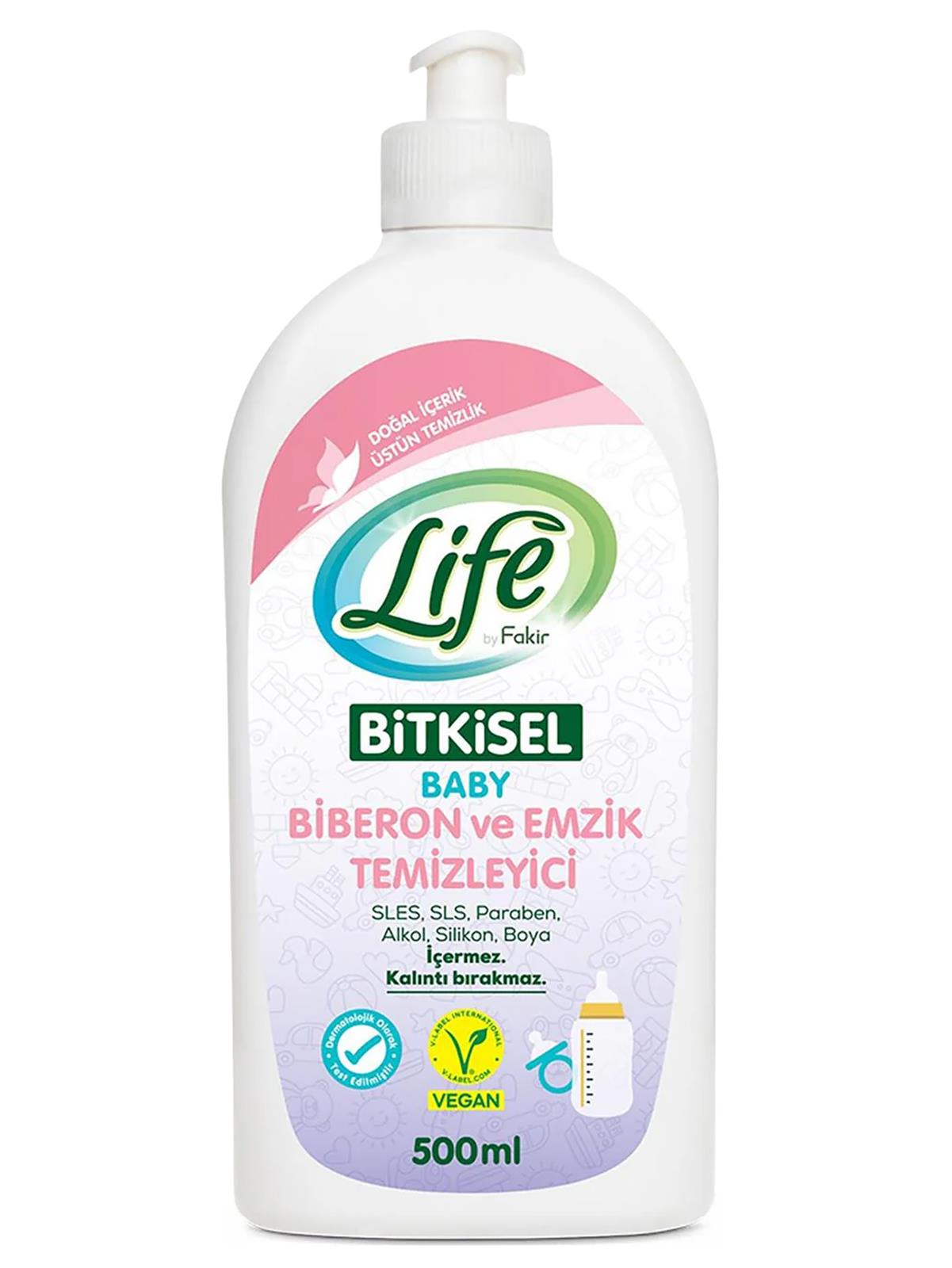 Fakir Bitkisel Bebek Biberon ve Emzik Temizleyici 500 Ml - Standart