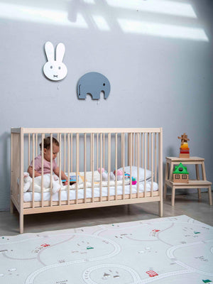 Kukka Doğal Ahşap 3 Kademeli Beşik 60x120cm