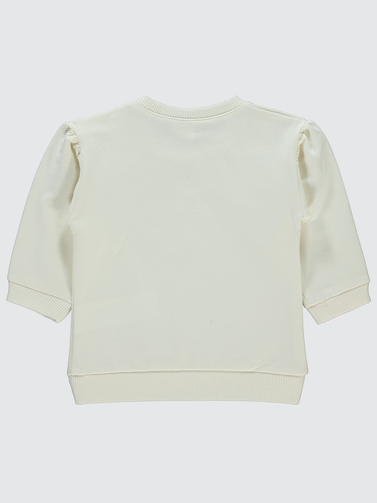 Civil Baby Basic Arma Etiketli 6-18 Ay Sweatshirt - Ekru
