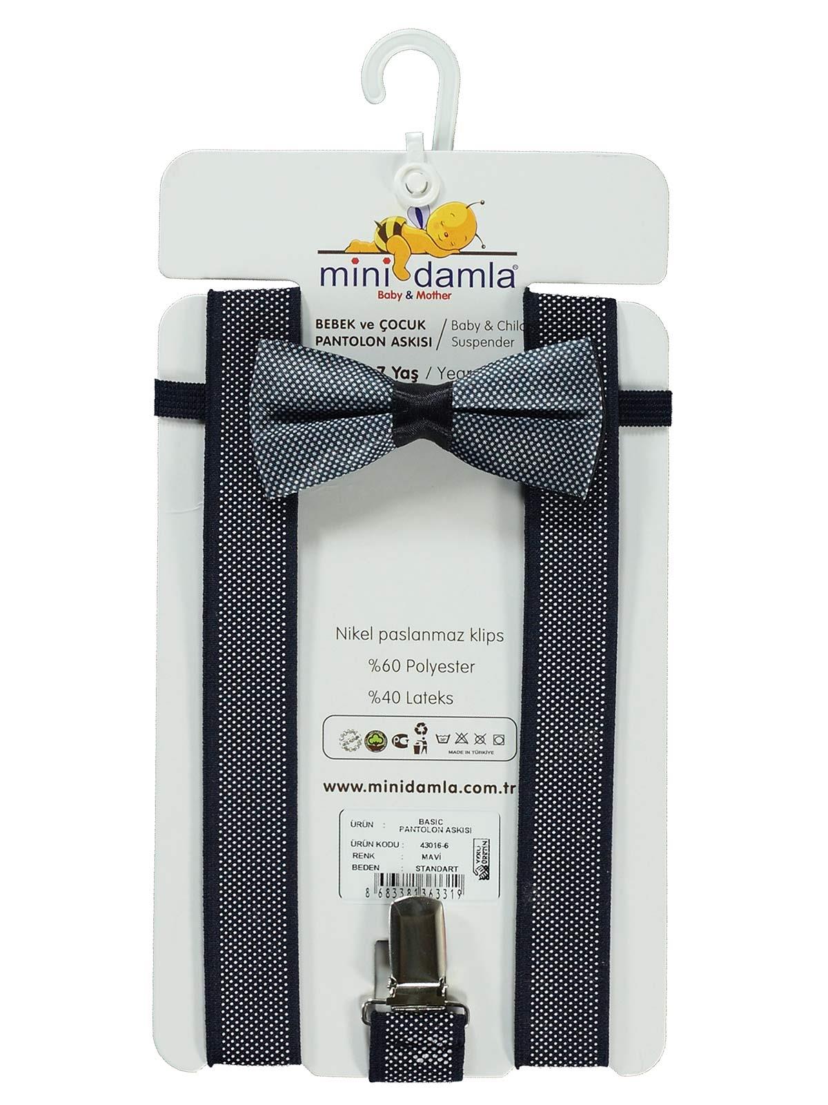 Minidamla Basic Pantolon Askısı - Mavi