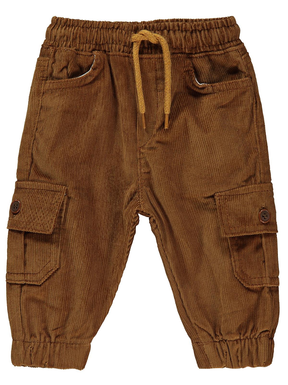 Civil Baby Kargo Cepli Jogger 9-18 Ay Pantolon - Kahve