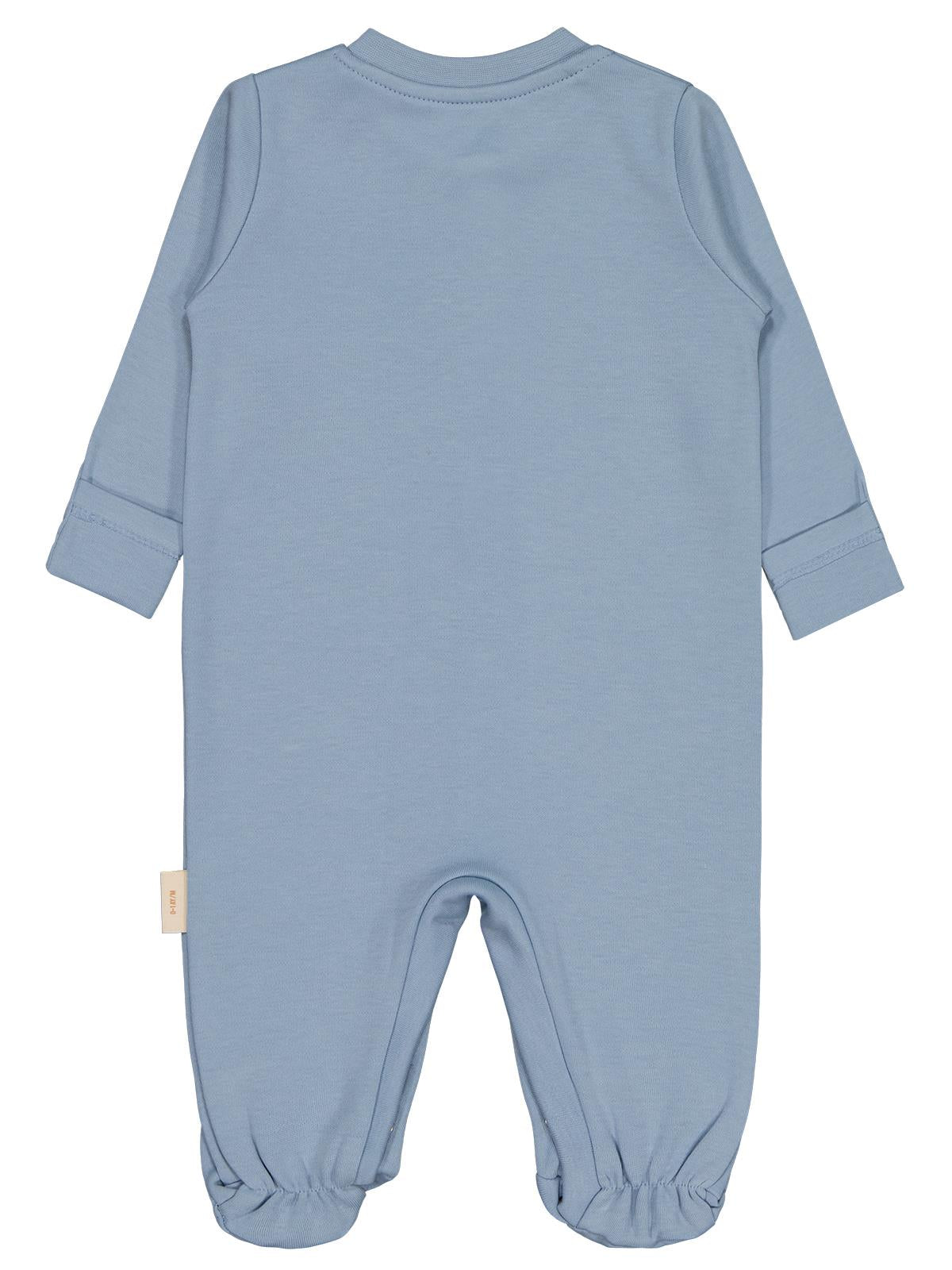 Civil Baby Organik Pamuklu Yenidogan 0-3 Ay Tulum - Mavi