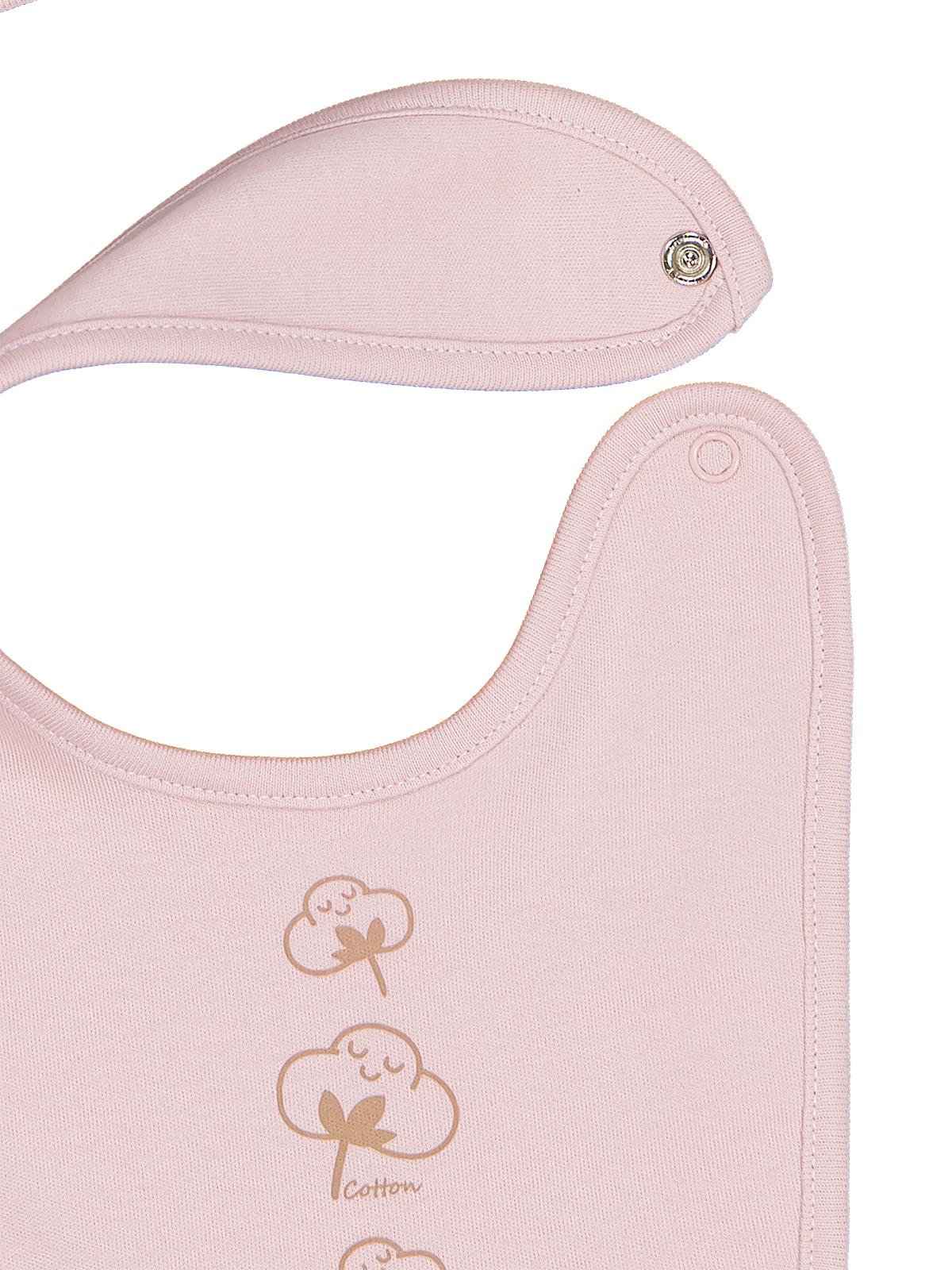 Civil Baby Organik Pamuklu 2'li Mama Önlüğü - Pembe