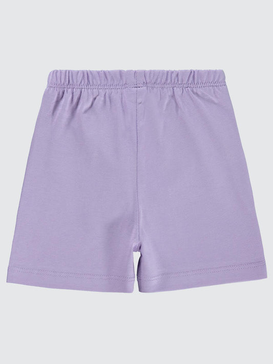 Civil Baby Yandan Dikişli 3-24 Ay Unisex Şort  - Lila