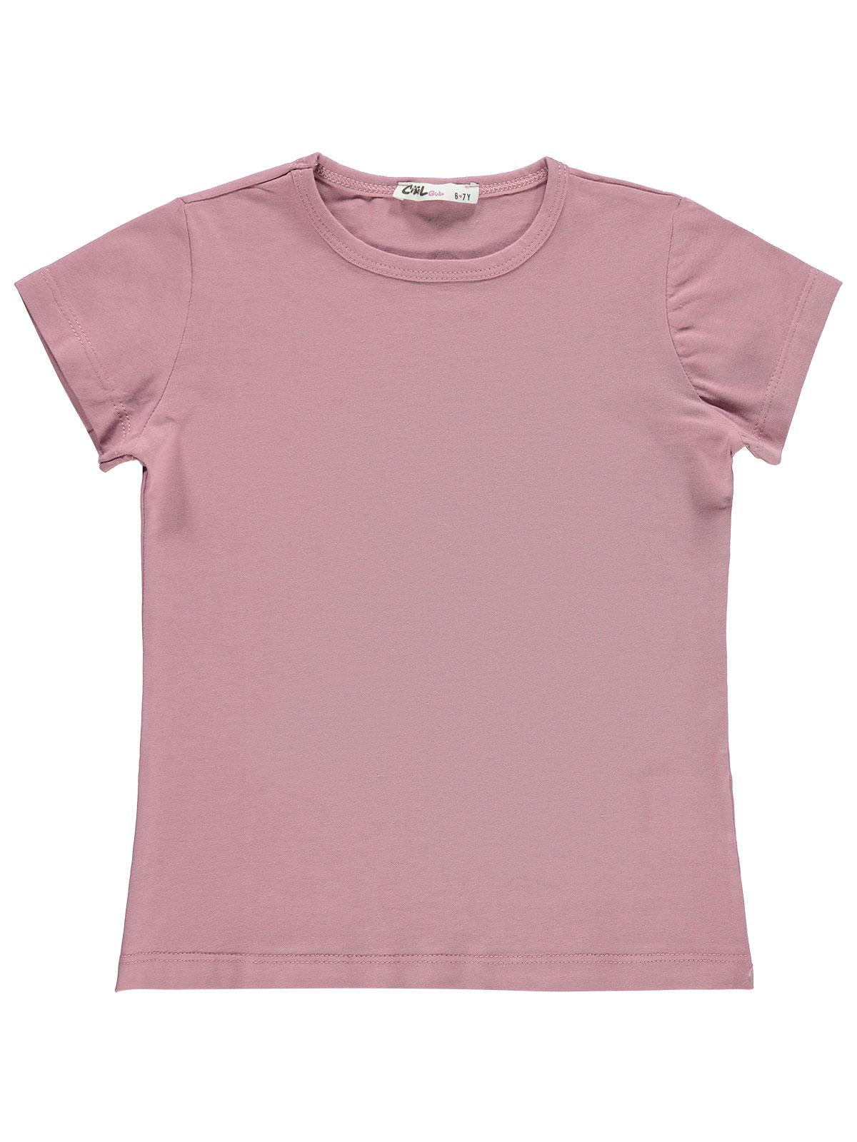Civil Girls Basic 6-9 Yaş Tişört - Pembe