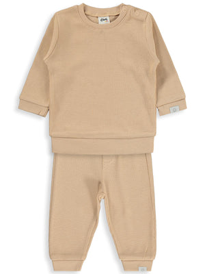 Civil Baby Patiksiz Güneş Etiketli 3-18 Ay Takım - Kahverengi